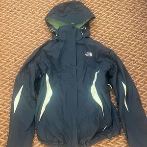 The North Face Women's Dark Blue Green Ski Jacket